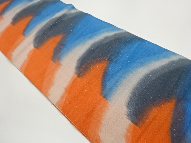 JAPANESE NAGOYA OBI / TSUMUGI / WOVEN ABSTRACT